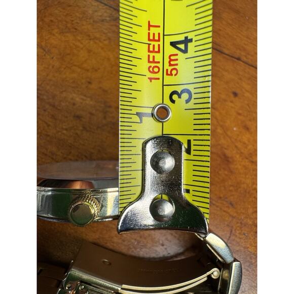 Fossil Woman's Gold-Tone BQ1757 Watch Mother of Pearl Dial Stainless Steel Roman - Picture 7 of 16